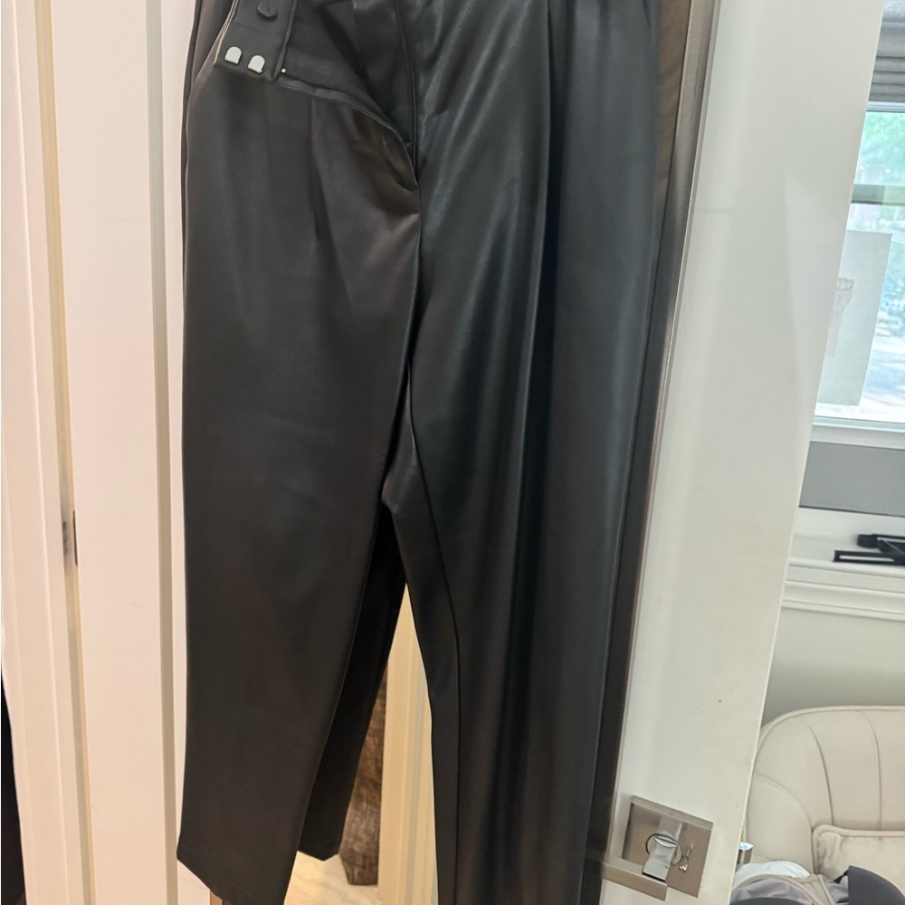 LOFT Black Cropped Ankle Pants
